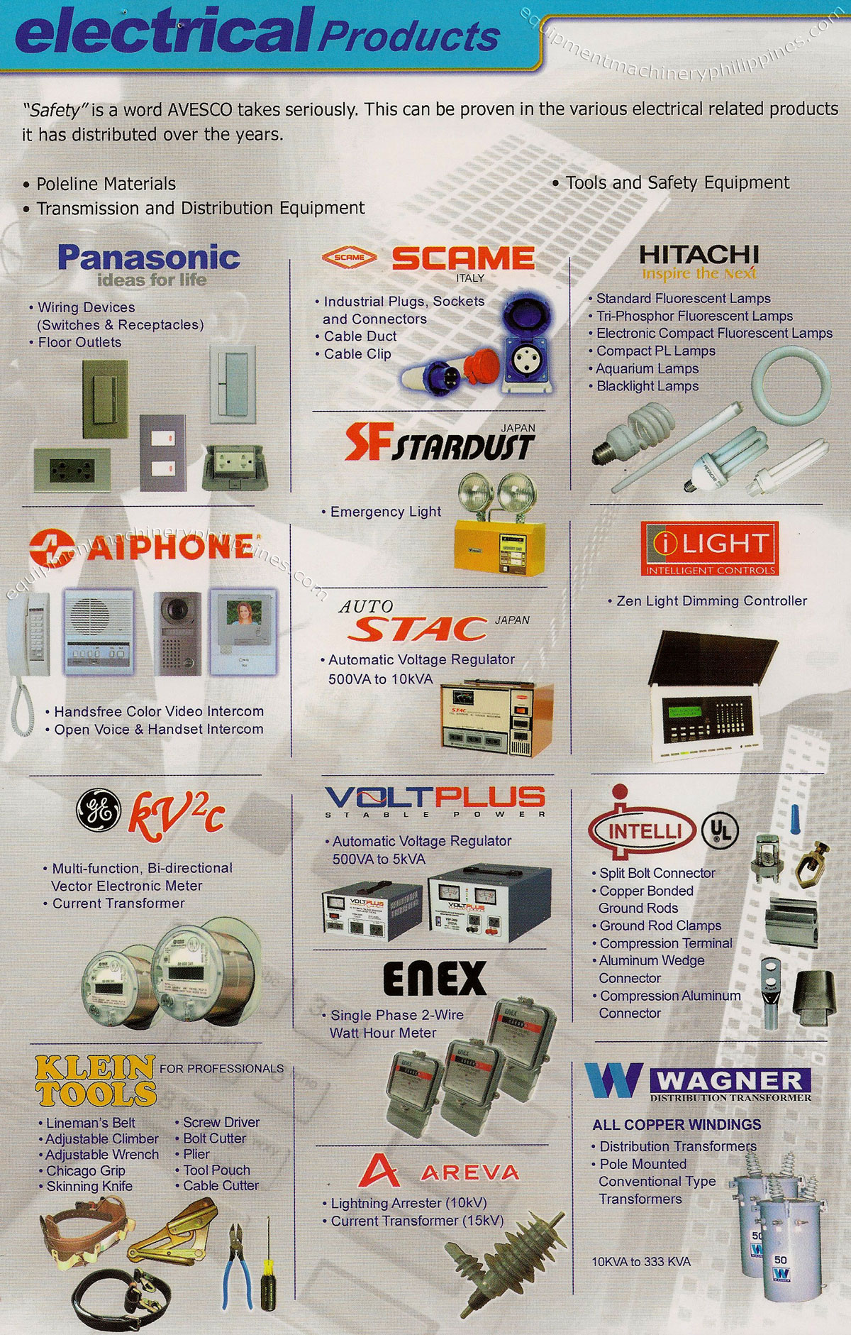 Poleline Materials, Electrical Transmission and Distribution Equipment