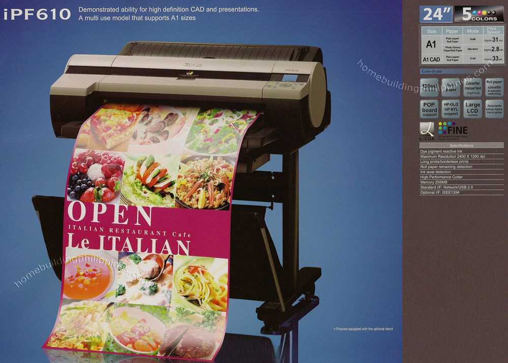 Canon iPF610 Large Format Printer Philippines