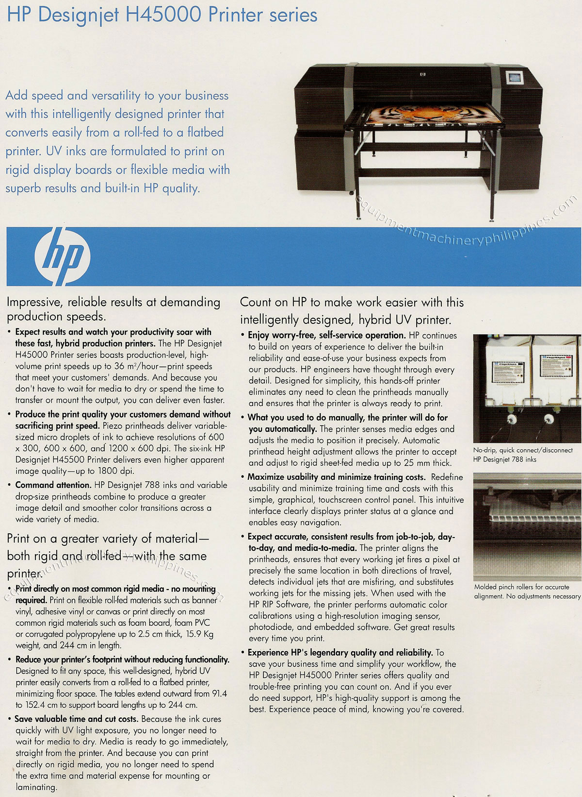HP Designjet H45000 Printer Series