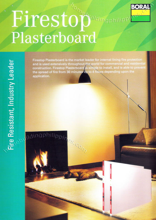 Firestop Plasterboard Fire Resistant, Flame Retardant Philippines