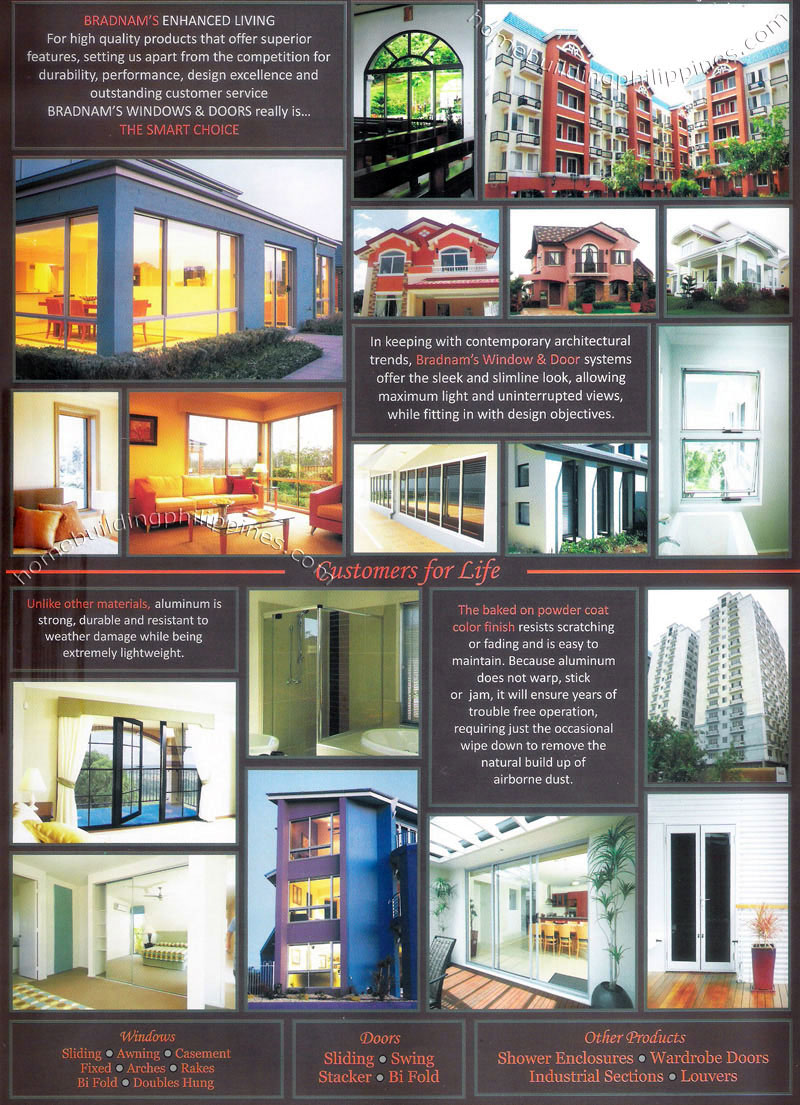 Powder-coated Architectural Aluminum Windows and Doors