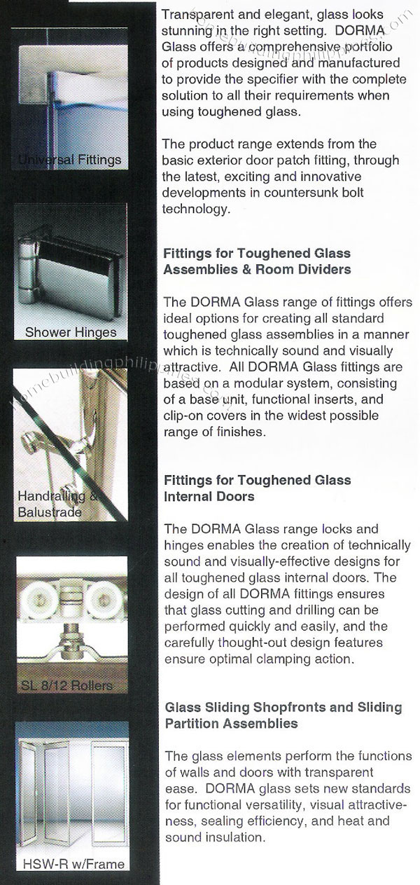 Dorma Glass Fittings Accessories Room Divider Internal Door Sliding Partition Assembly