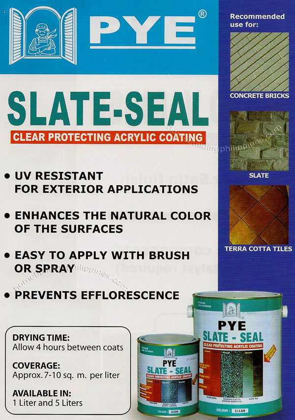 PYE Slate Seal Clear Protecting Acrylic Coating Philippines