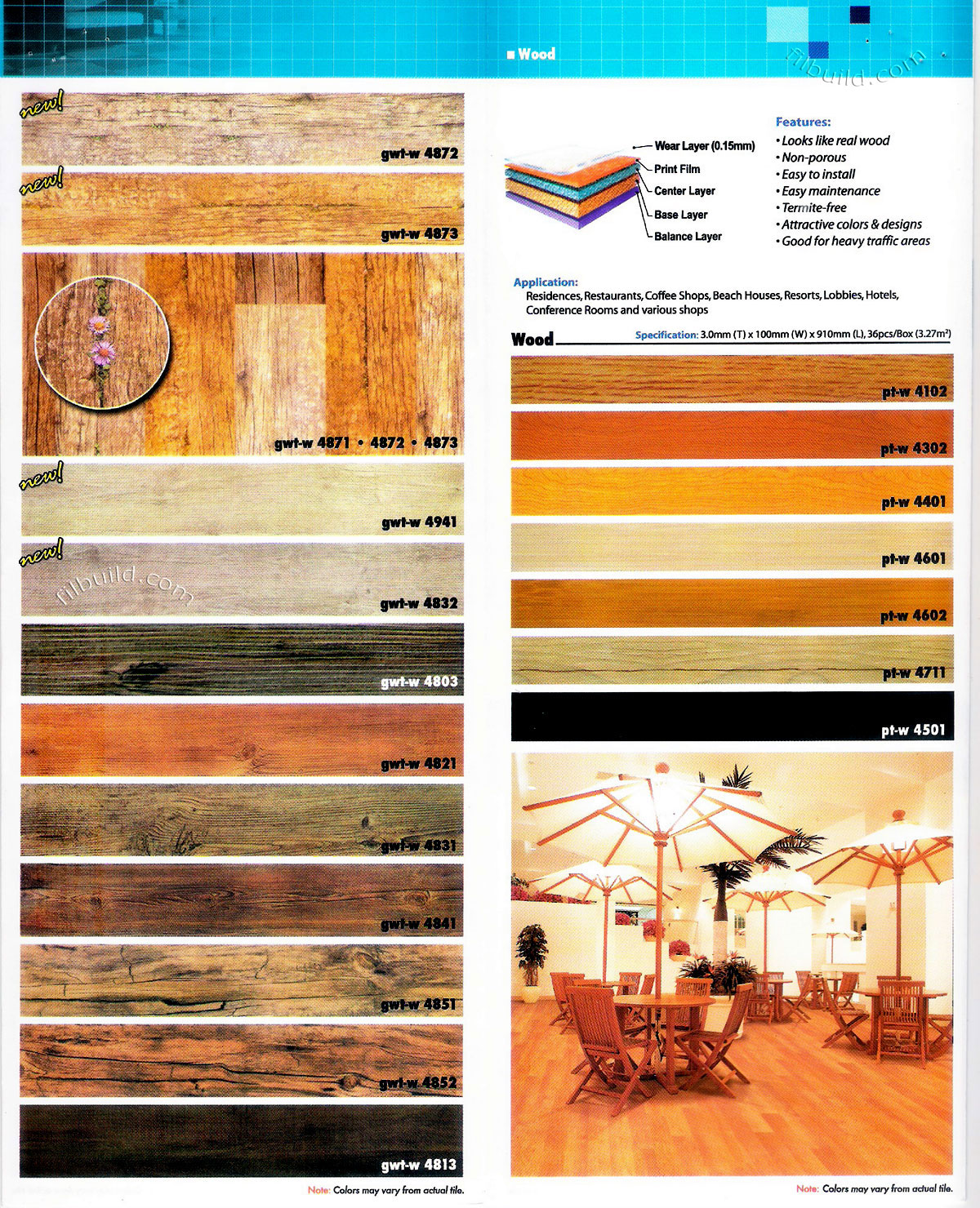 Vinyl Wood Planks