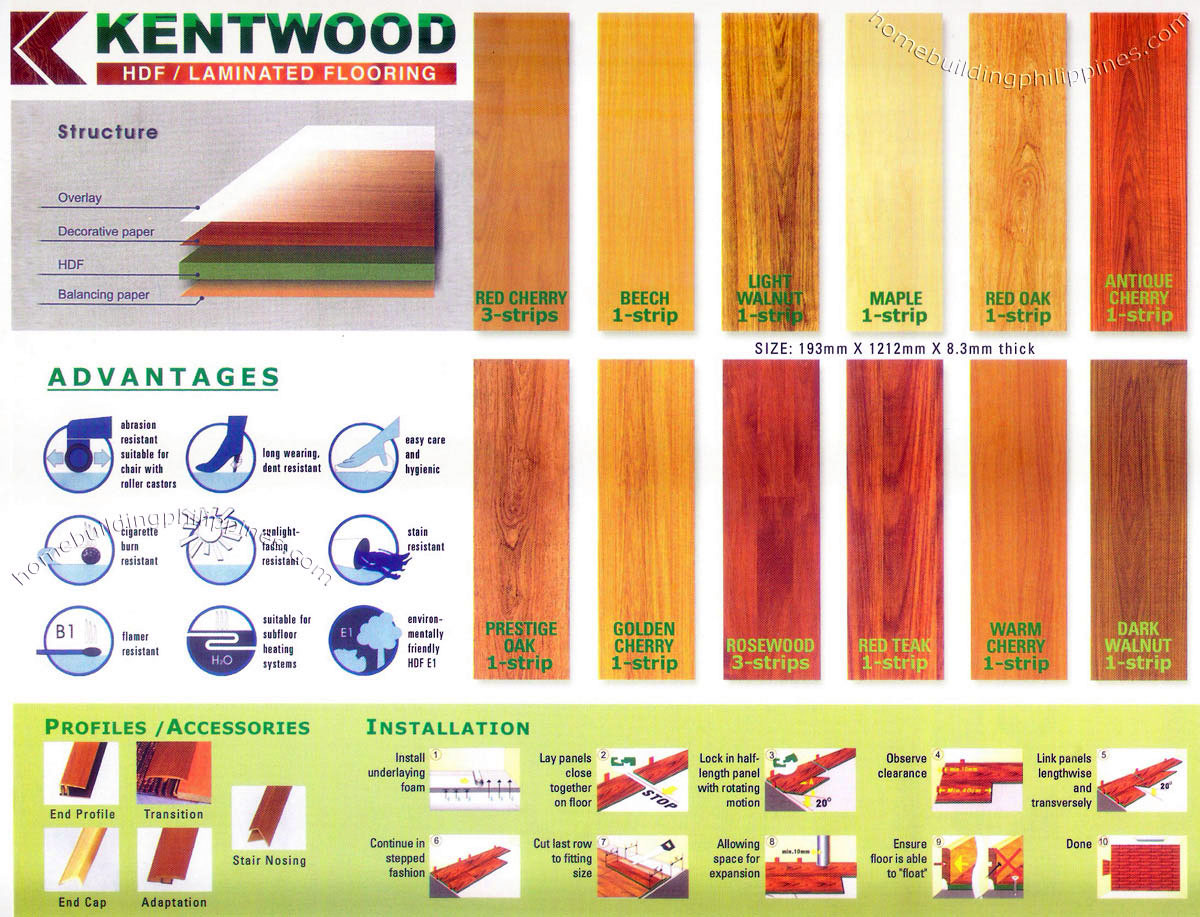 Kentwood HDF / Laminated Flooring