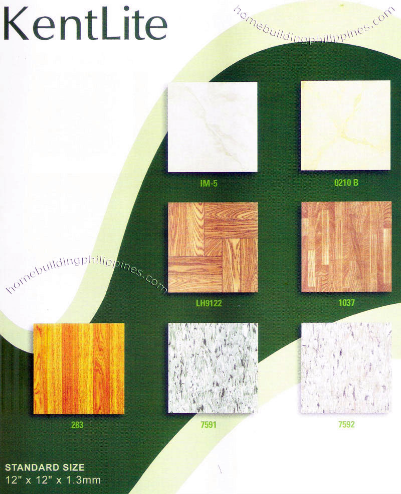 Wooden Design Vinyl Tiles KentLite Flooring Philippines