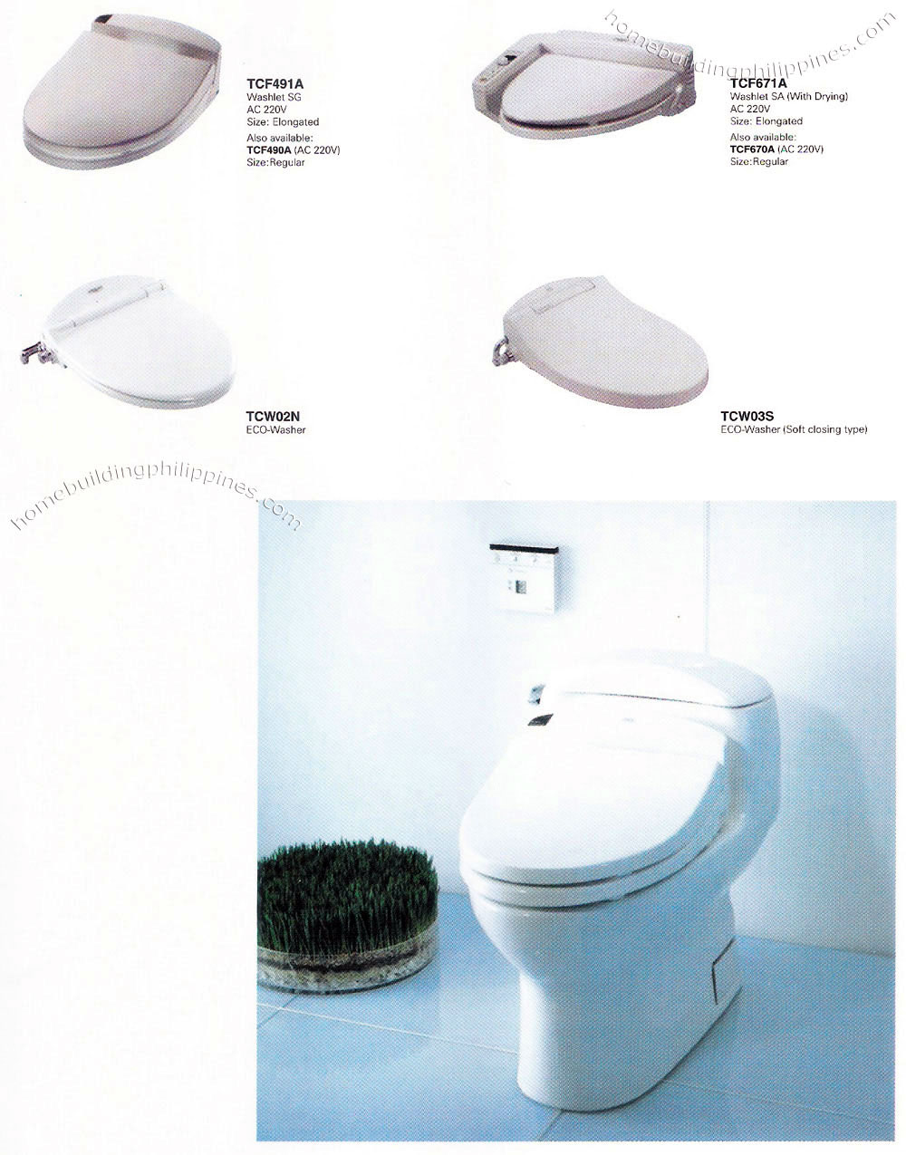 Washlet Design, Bathroom Toilet Seats Philippines
