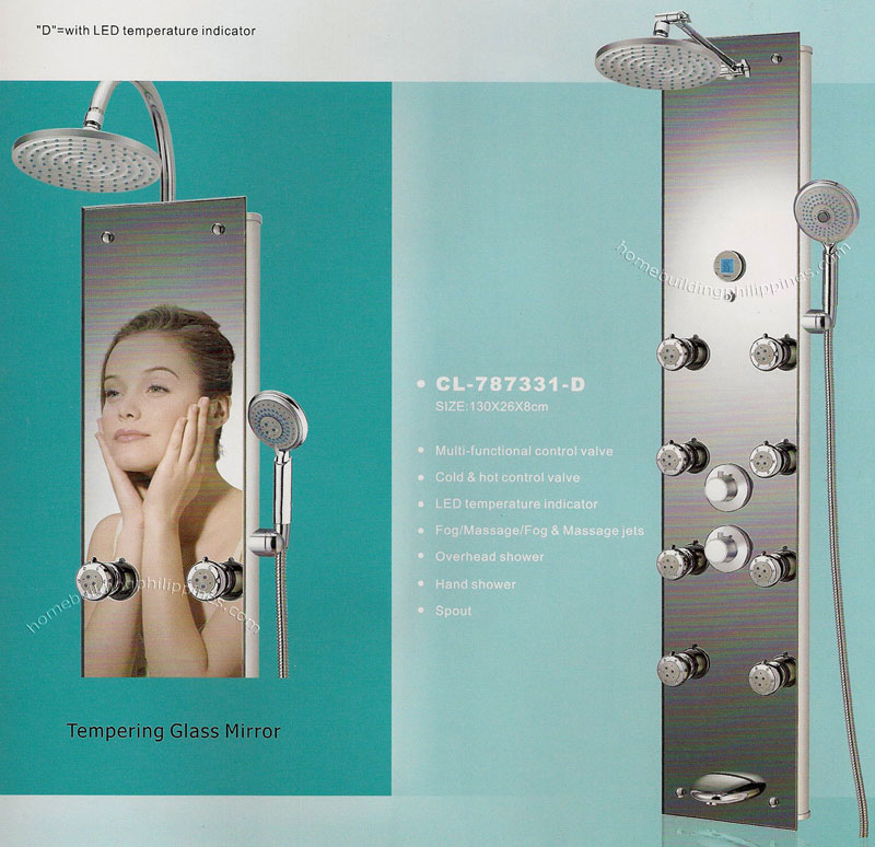 Cremona Tempering Glass Shower Panel