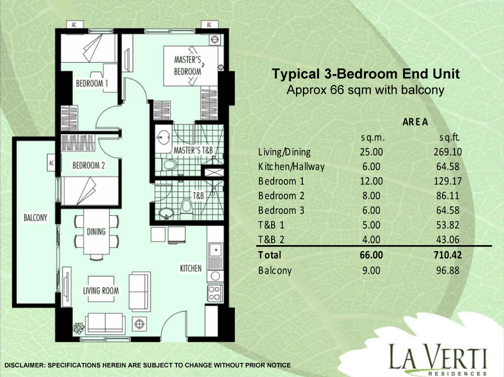 Condo Sale at La Verti Residences Condo Unit Floor Plans