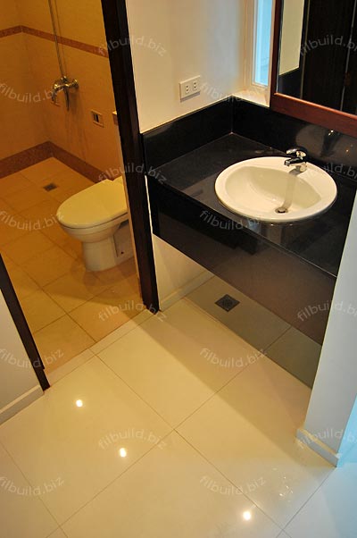 Ground floor toilet and bath