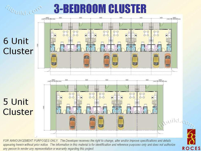 3-Bedroom Cluster Floor Plan