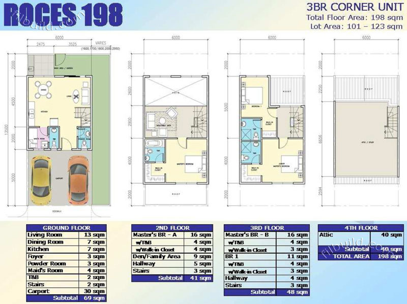 3-Bedroom Corner Unit