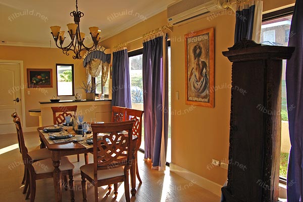 Dining area on the second level