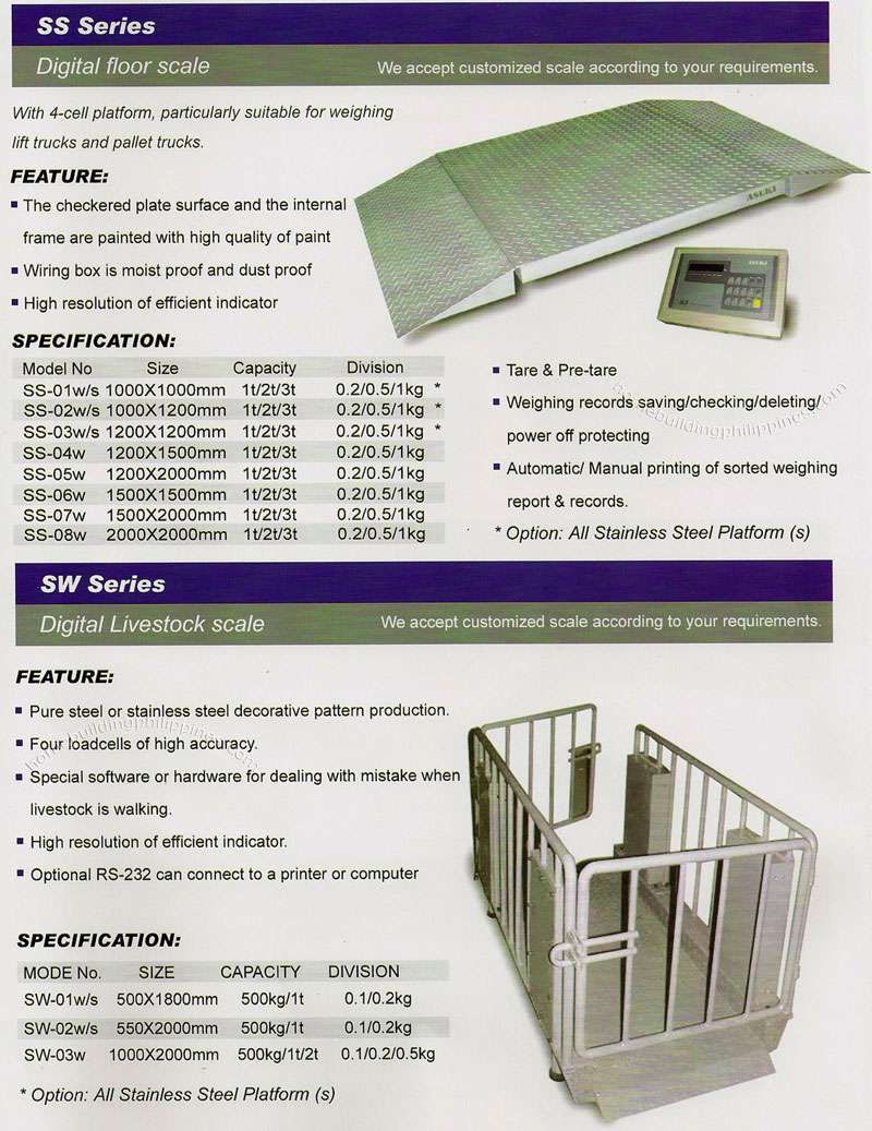 Asuki Digital Floor Scale, Digital Livestock Scale
