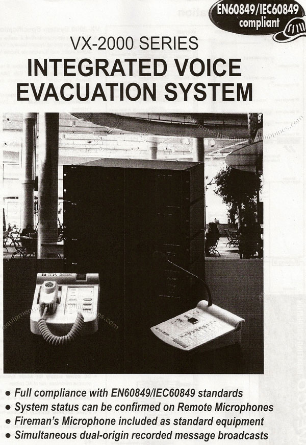 Venas Integrated Voice Evacuation System