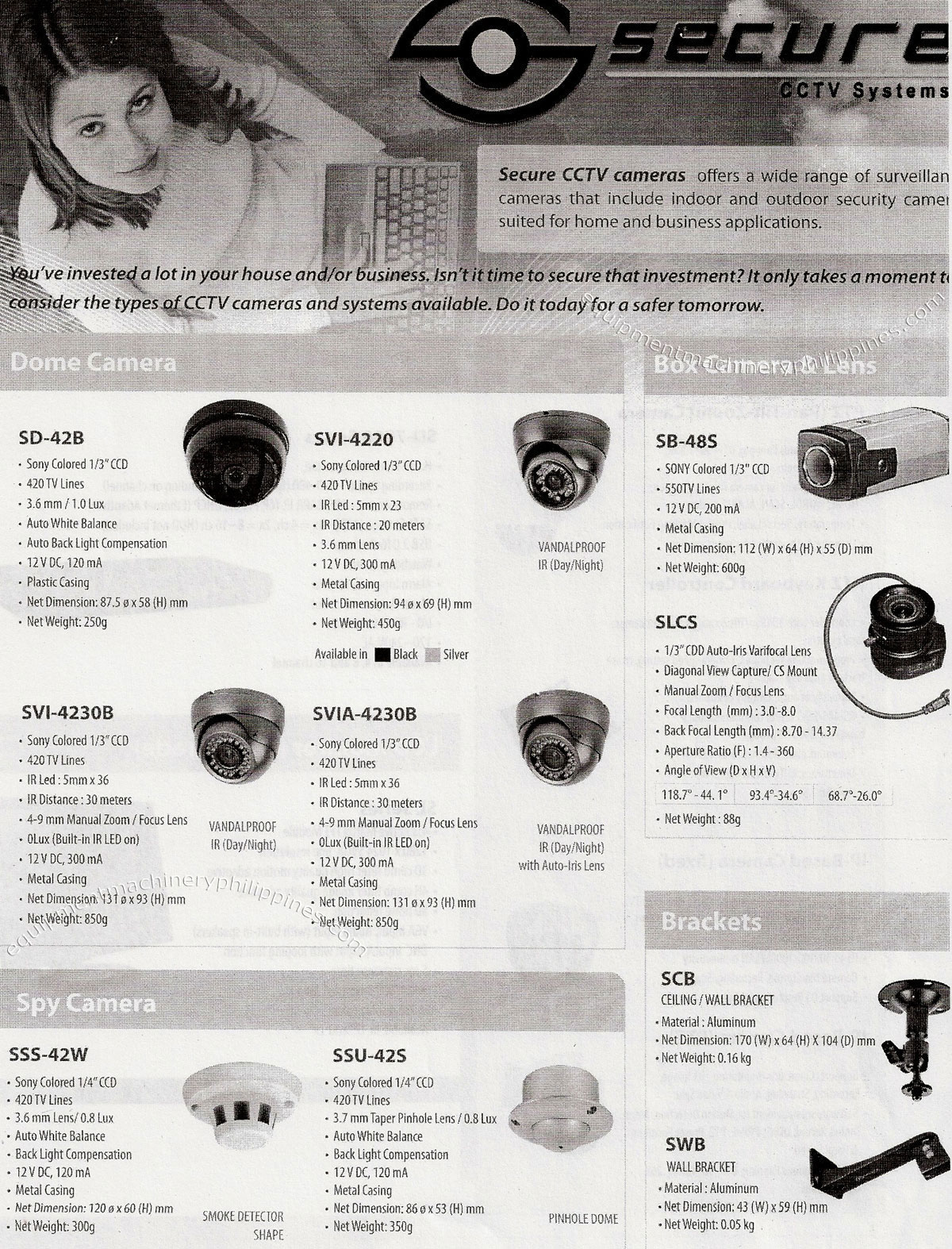 Secure CCTV Systems Surveillance Cameras for Indoor and Outdoor Security