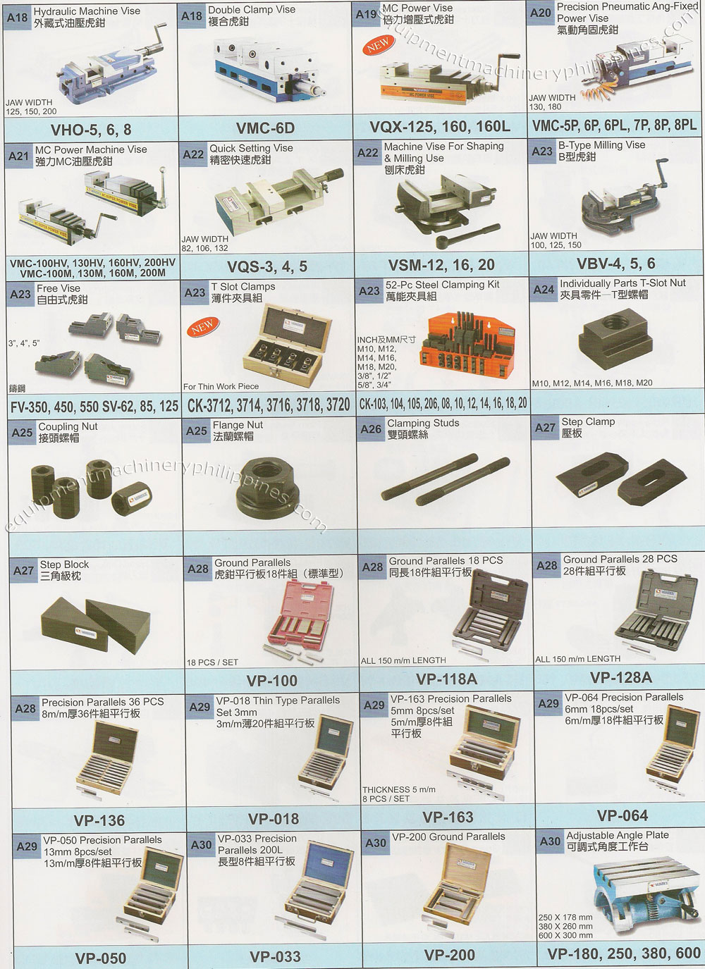 Milling Machine Accessories