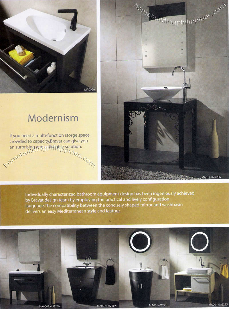 Modernism Mirror & Washbasin