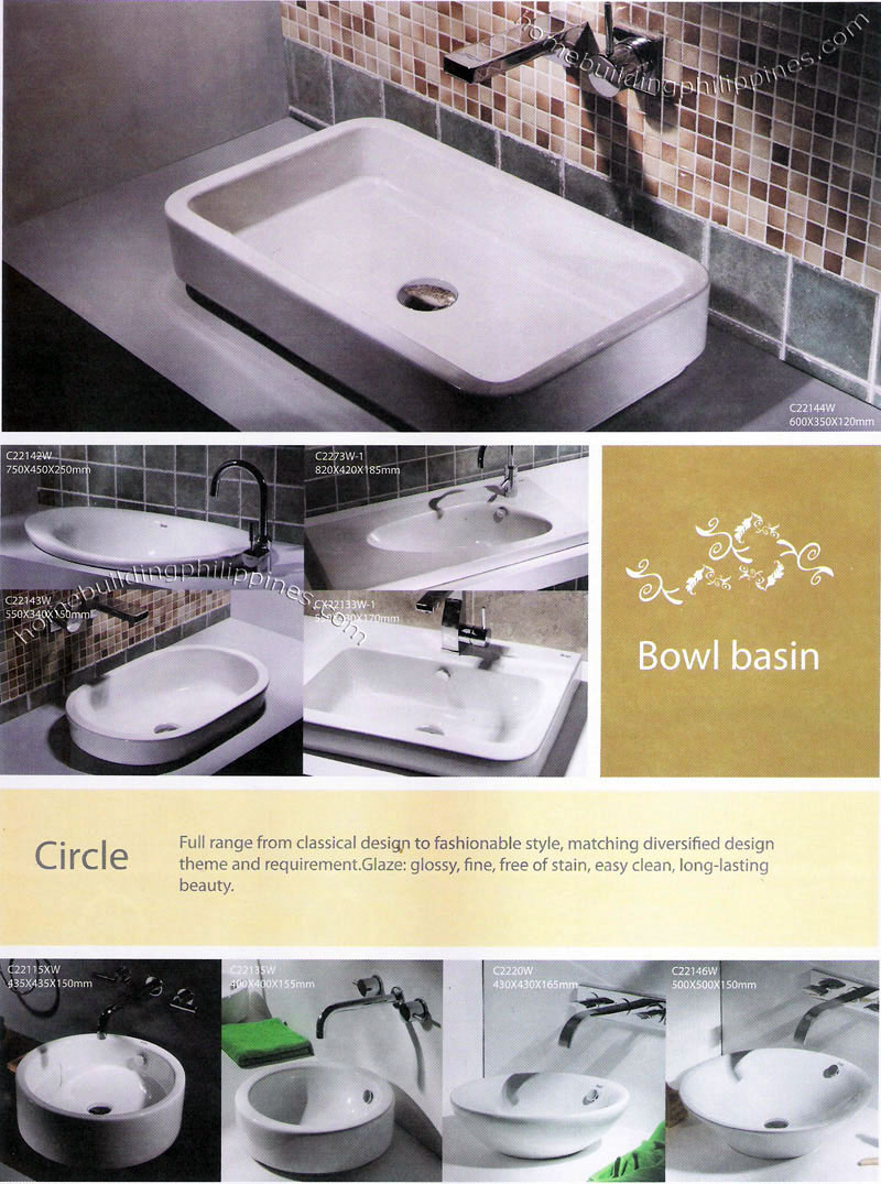 Bowl Basin & Circle Basin