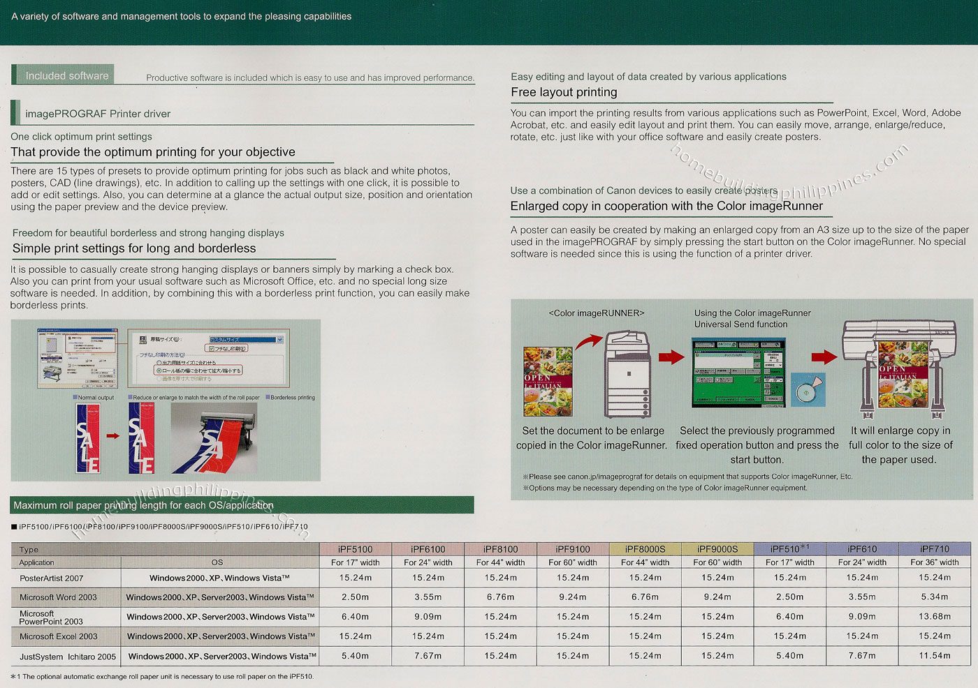 Canon Large Format Printing Software