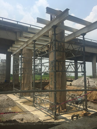 Construction Heavy Duty Shoring Coffral Staflex Concrete Slab Shoring Bridge Formwork Ringlock Sale Or Rental Philippines