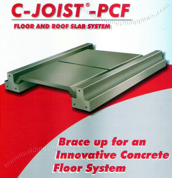 floor and roof concrete slab system c joist pcf
