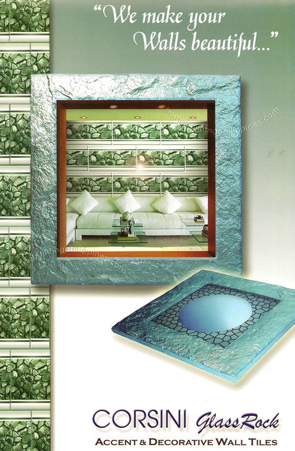 Glass Rock Accent and Decorative Wall Tiles