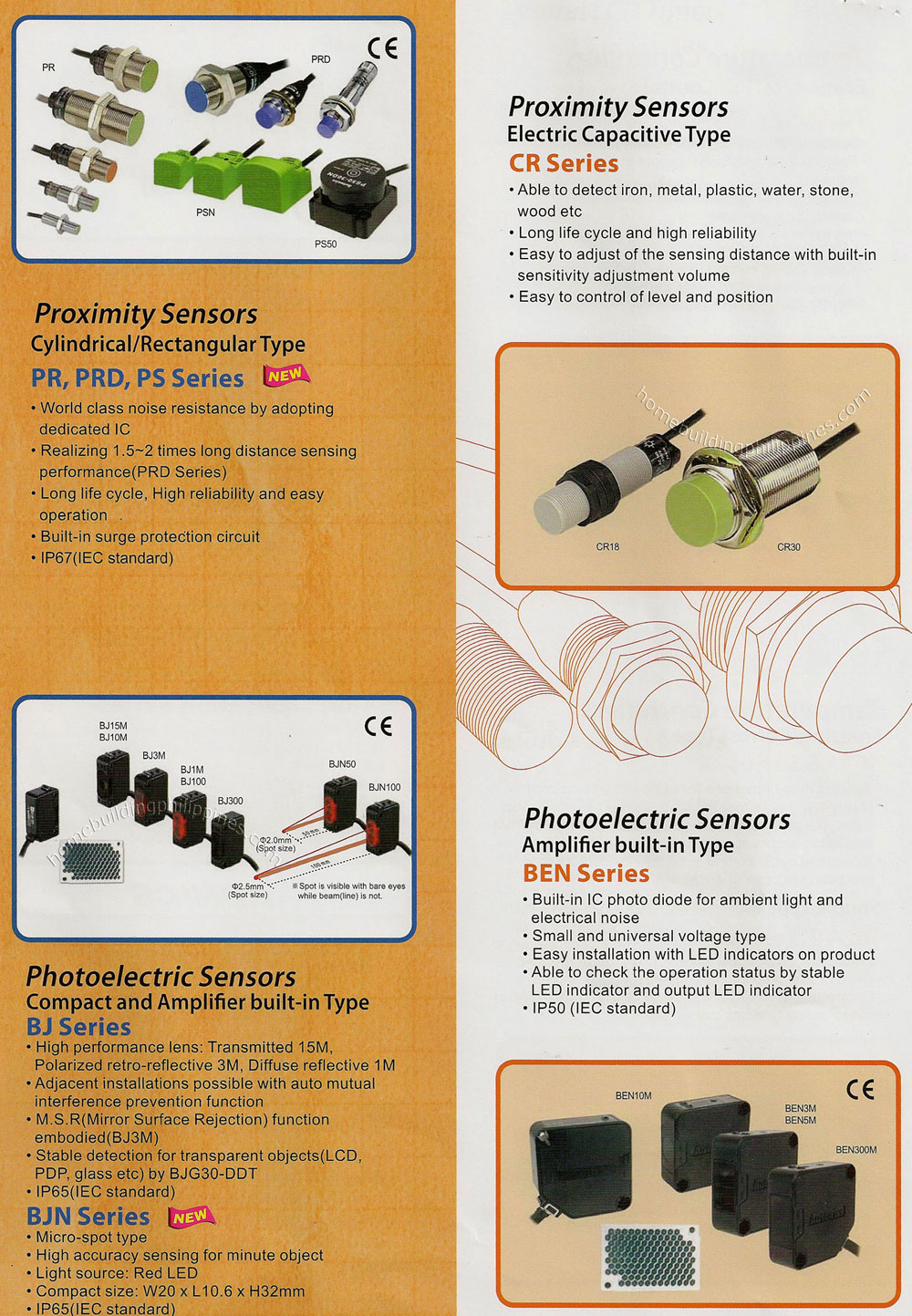 Proximity Sensors, Photoelectric Sensors