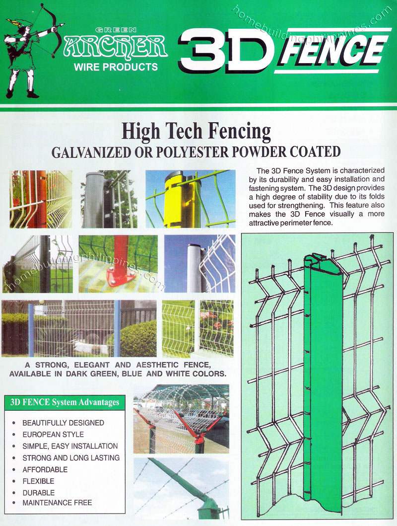 Green Archer 3D Fence