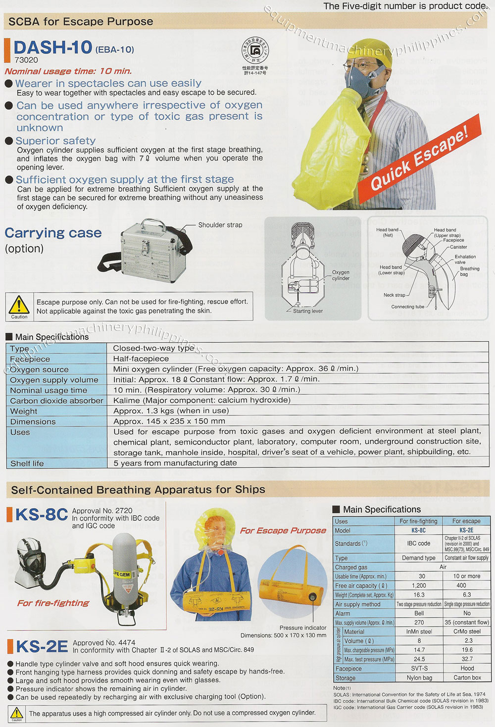 PPE Self-Contained Breathing Apparatus