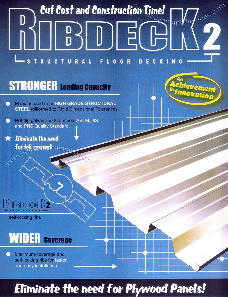 Structural Floor Metal Decking Steel Deck Flooring Philippines
