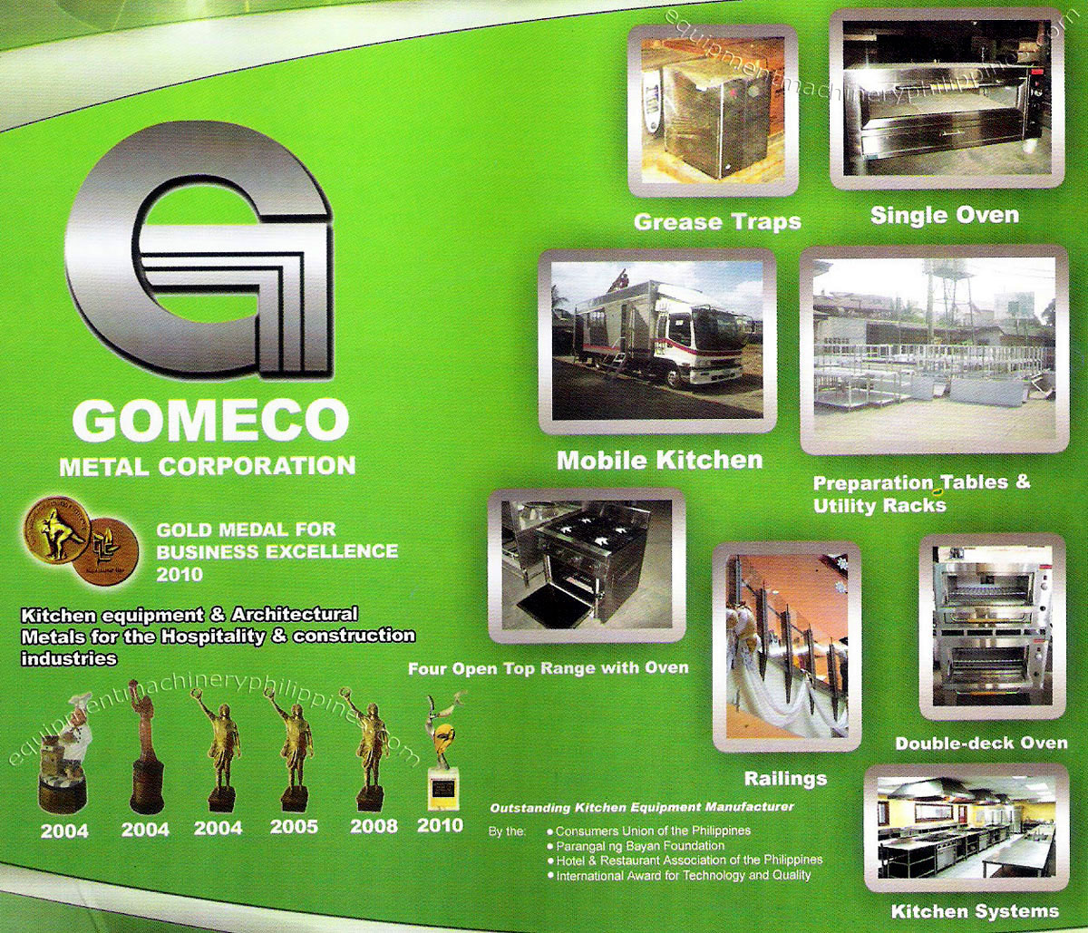 Grease Trap, Single Oven, Mobile Kitchen, Food Preparation Table, Utility Rack Railings, Kitchen Systems