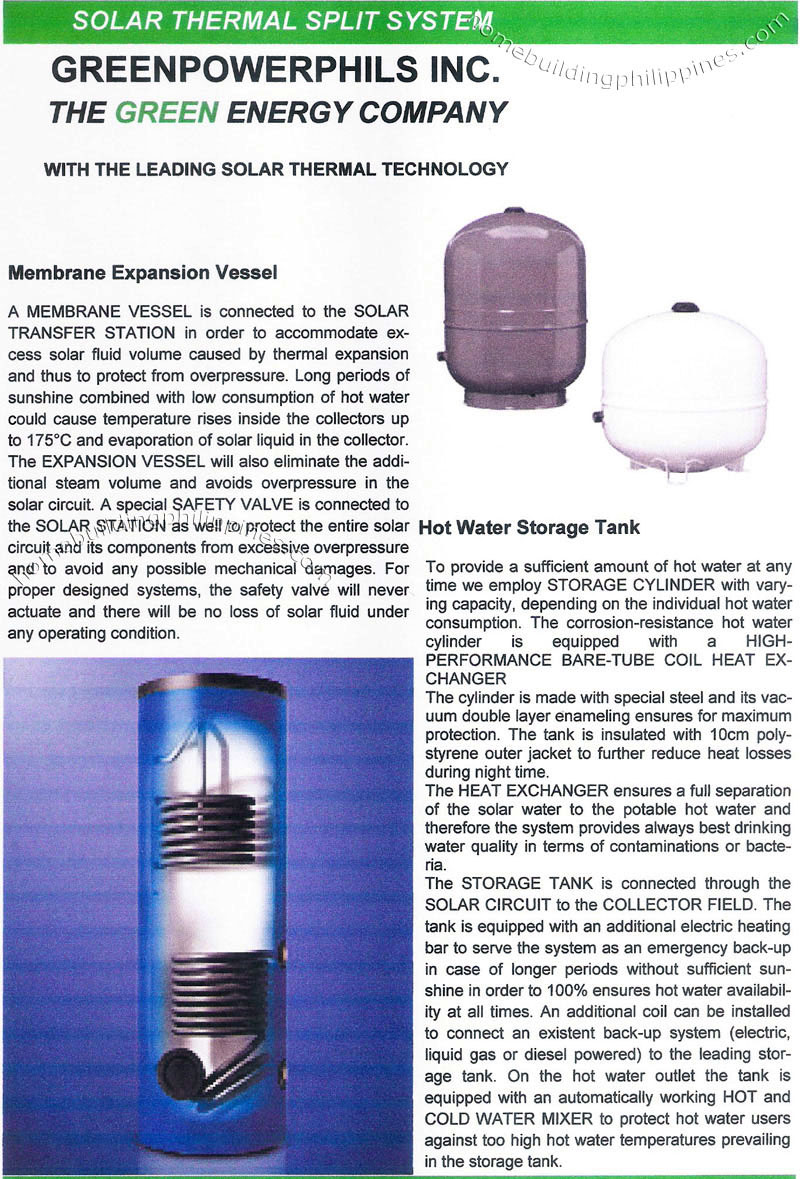 Membrane Expansion Vessel, Hot Water Storage Tank