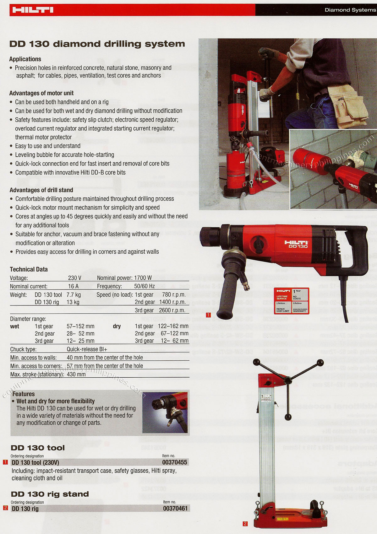 DD 130 Diamond Drilling System