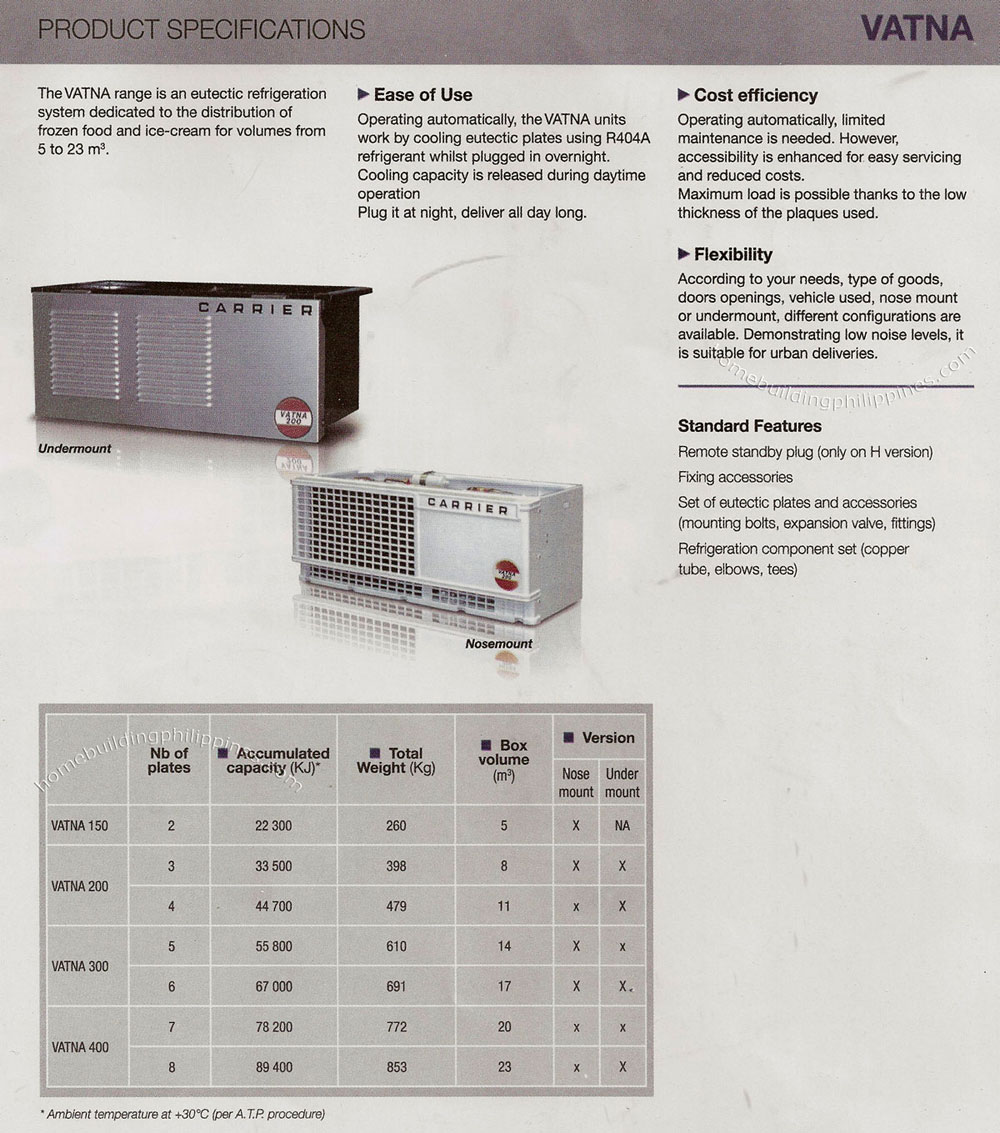 Vatna Eutectic Refrigeration for Distribution of Frozen Food, Ice Cream