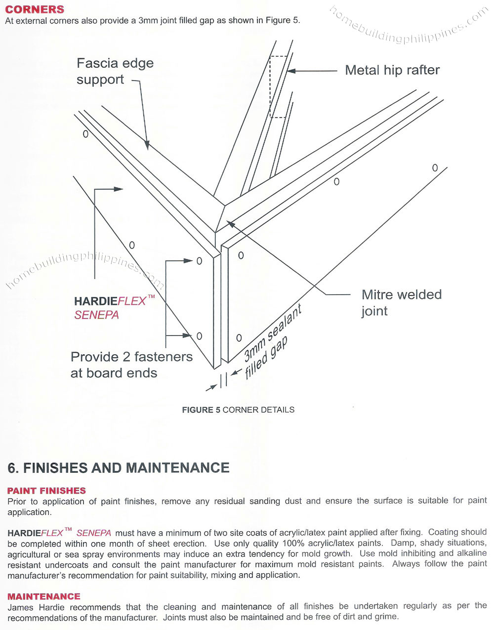 HardieFlex Senepa Durable Fiber Cement Fascia Board Installation Manual