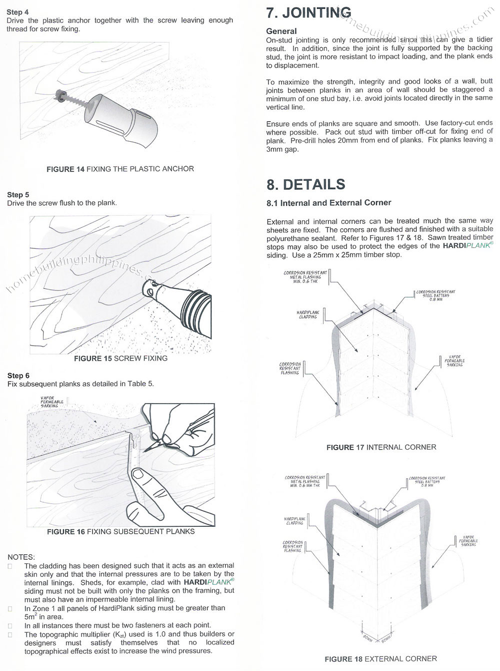 HardiePlank Durable Siding Board Installation Manual