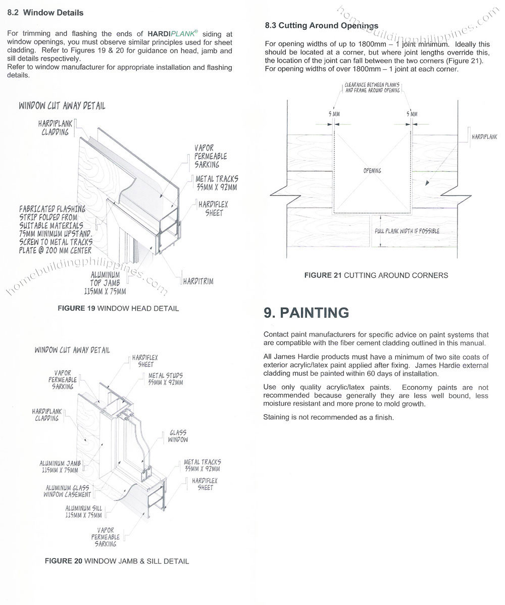 HardiePlank Durable Siding Board Installation Manual