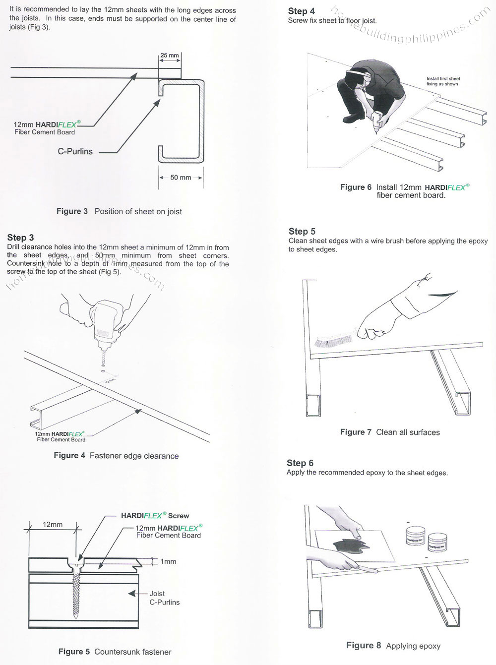 HardieFlex Flooring System Durable Fiber Cement Board Installation Manual