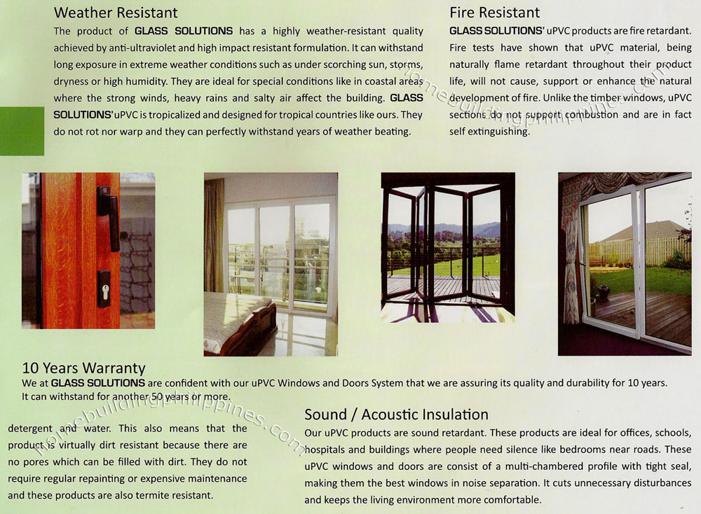 Water, Weather, Fire Resistant uPVC Windows and Doors