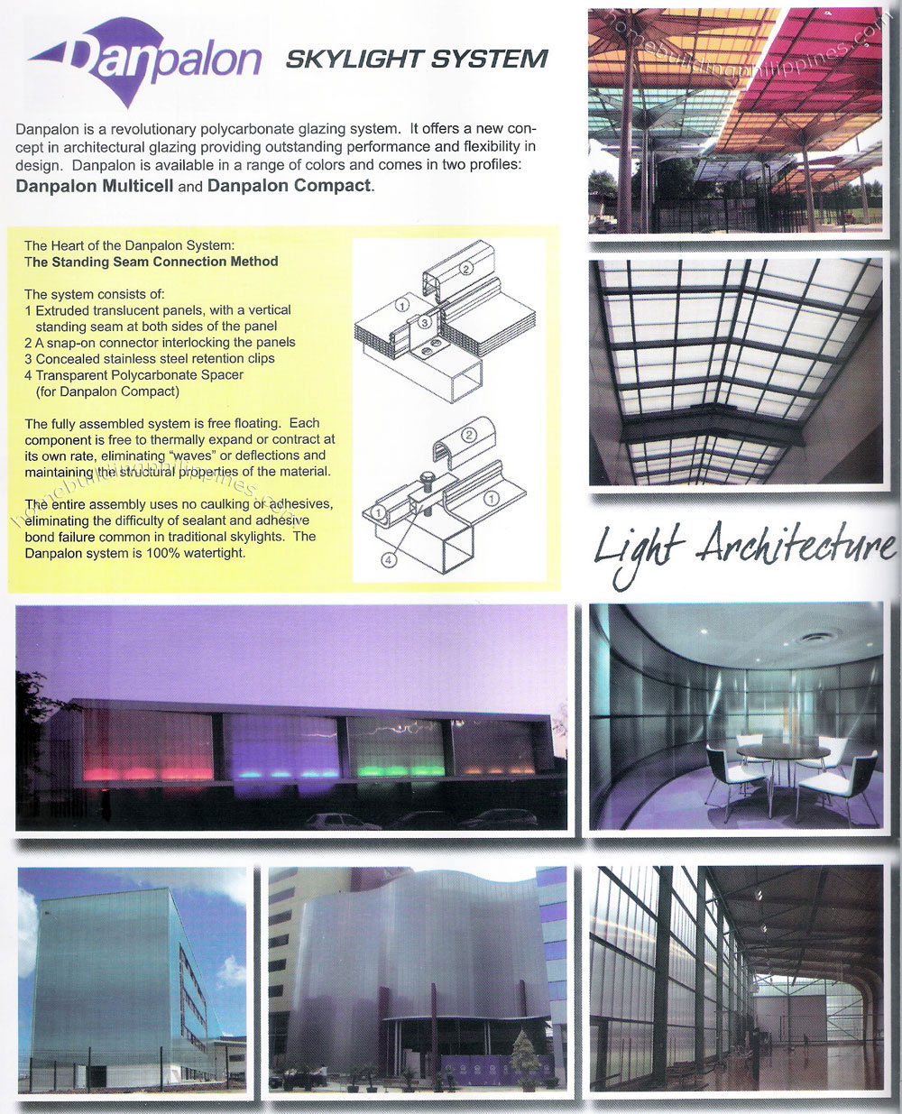 Danpalon Skylight Polycarbonate Glazing System