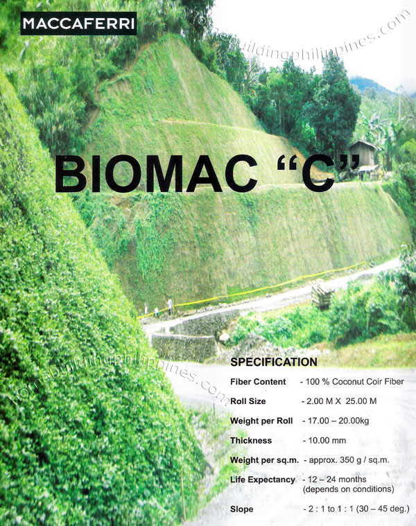 Biomac C Erosion Control Mattress