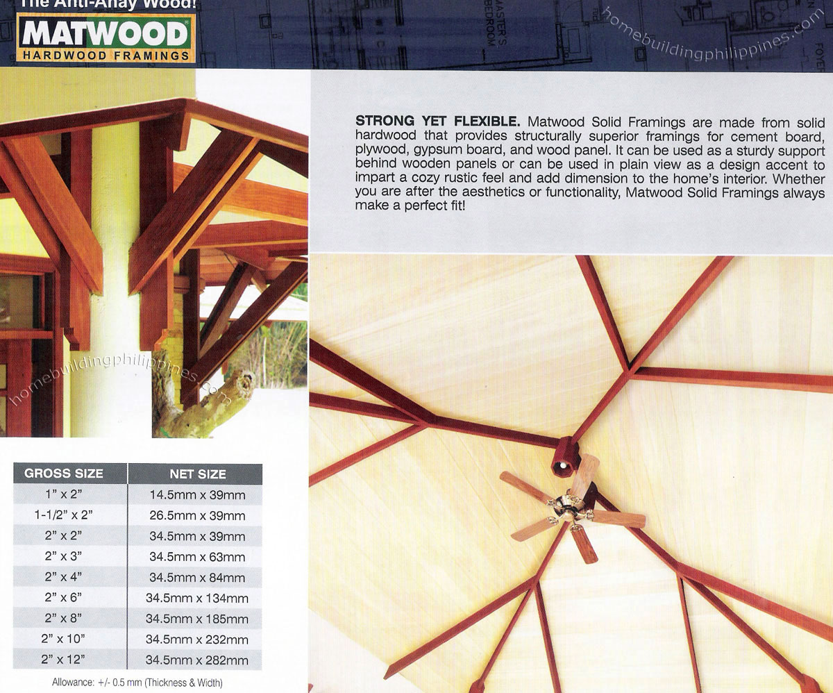 hardwood framings