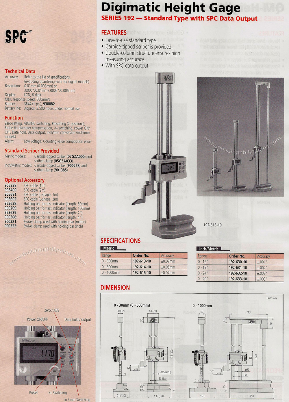 Digimatic Height Gage