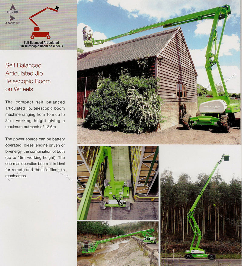 Self Balanced Articulated Jib Telescopic Boom on Wheels