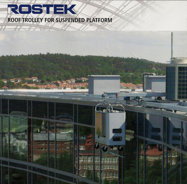Rostek Roof Trolley for Suspended Platform