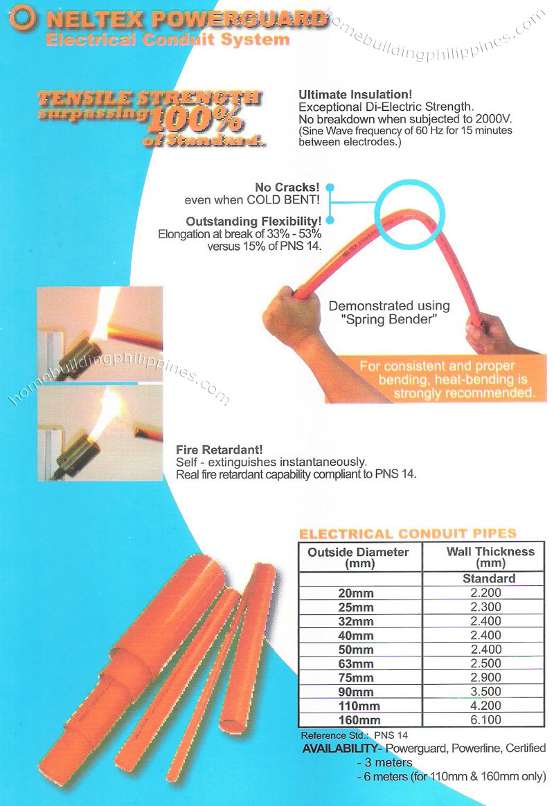 Powerguard Upvc Pipes For Electrical Conduit Systems Philippines