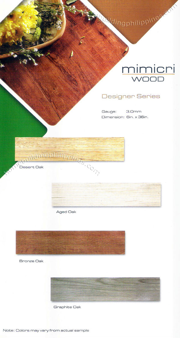 Mimicri Wood Floors Designer Series for Residential and Commercial Applications