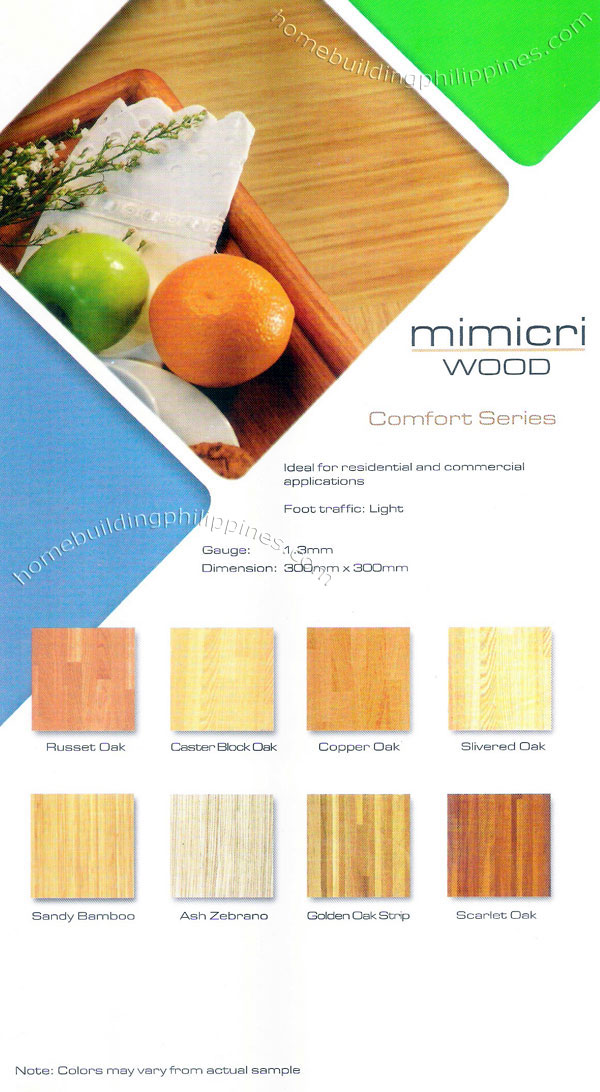Mimicri Wood Floors Comfort Series for Residential and Commercial Applications