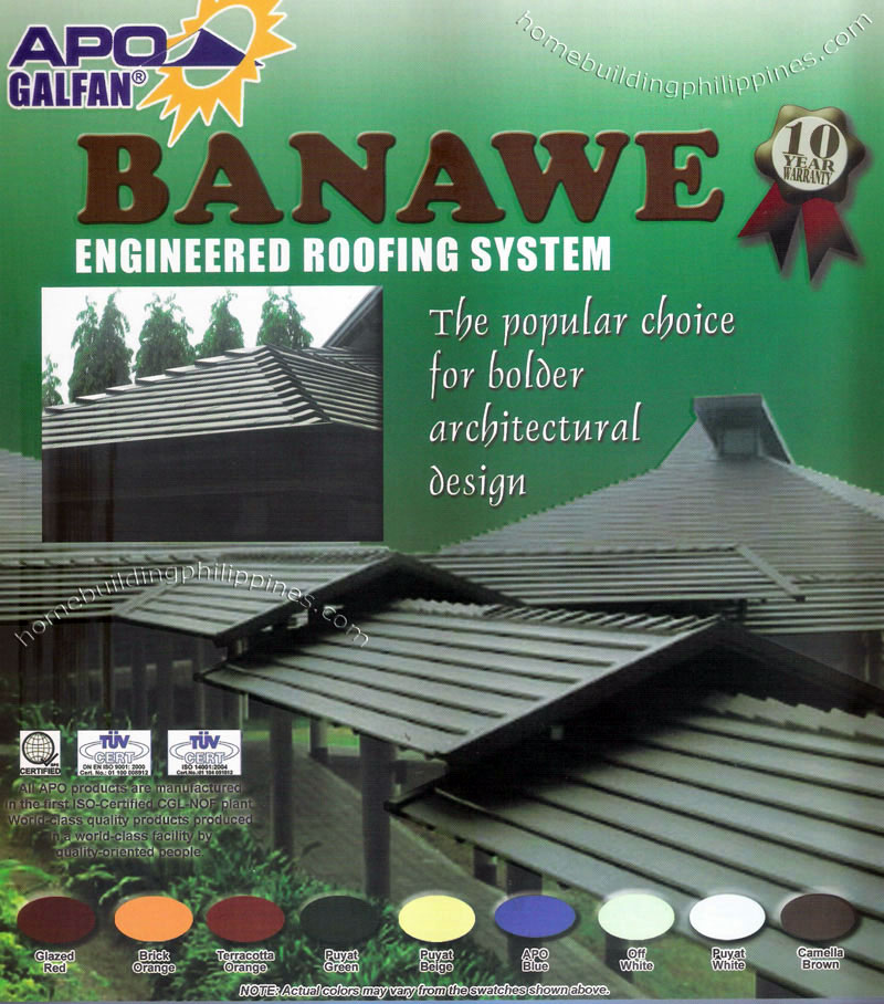 Apo Galfan Banawe Engineered Roofing System